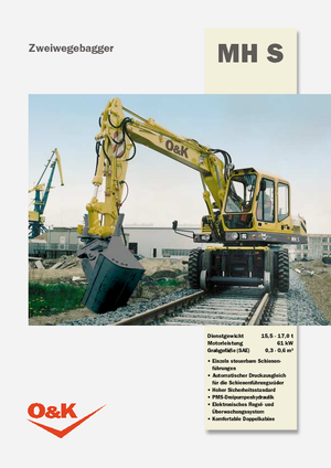 Excavatoare pe roți O&K MH S