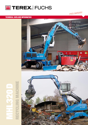 Stivuitoare Terex-Fuchs MHL 320 D