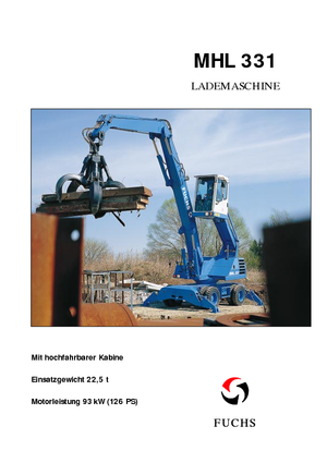 Stivuitoare Fuchs MHL 331