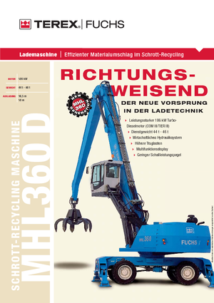 Stivuitoare Terex-Fuchs MHL 360 D