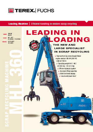 Stivuitoare Terex-Fuchs MHL 360 D