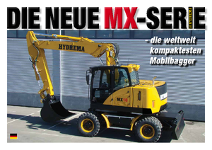 Excavatoare pe roți Hydrema MX 16