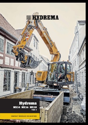 Excavatoare pe roți Hydrema MX 14