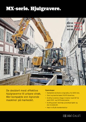 Excavatoare pe roți Hydrema MX 14