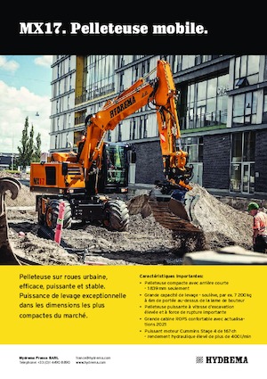 Excavatoare pe roți Hydrema MX 17
