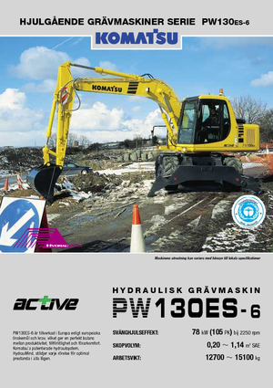 Excavatoare pe roți Komatsu PW130-6