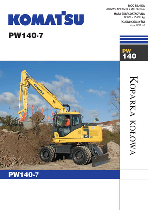 Excavatoare pe roți Komatsu PW140-7
