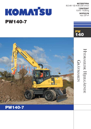 Excavatoare pe roți Komatsu PW140-7
