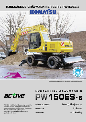 Excavatoare pe roți Komatsu PW150-6