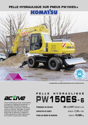 Excavatoare pe roți Komatsu PW150-6