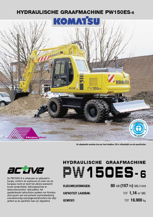 Excavatoare pe roți Komatsu PW150-6