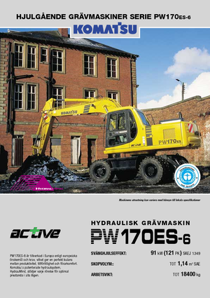 Excavatoare pe roți Komatsu PW170-6