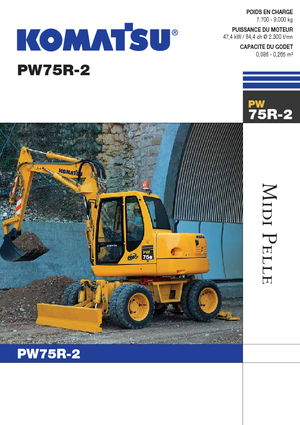 Excavatoare pe roți Komatsu PW75 R-2