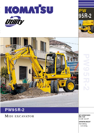 Excavatoare pe roți Komatsu PW95 R-2