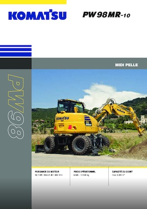 Excavatoare pe roți Komatsu PW98MR-10