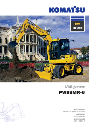 Excavatoare pe roți Komatsu PW98MR-6