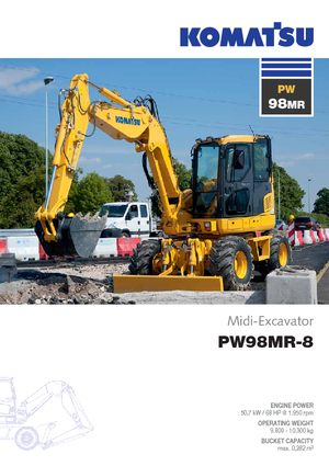 Excavatoare pe roți Komatsu PW98MR-8