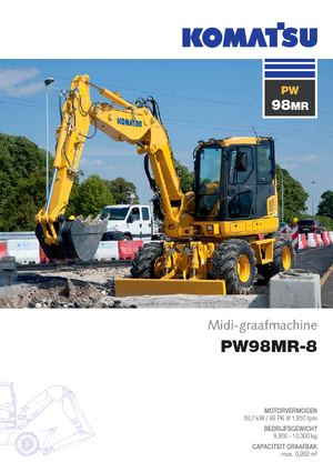 Excavatoare pe roți Komatsu PW98MR-8
