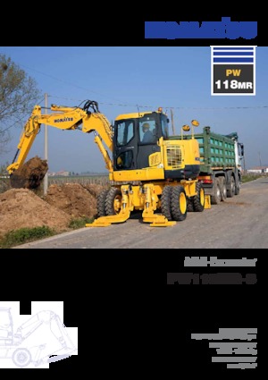 Excavatoare pe roți Komatsu PW118MR-8
