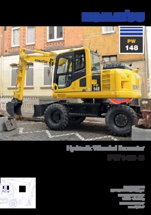 Excavatoare pe roți Komatsu PW148-8