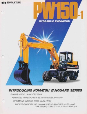 Excavatoare pe roți Komatsu PW150-1