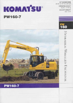 Excavatoare pe roți Komatsu PW160-7