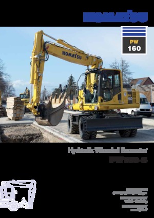 Excavatoare pe roți Komatsu PW160-8