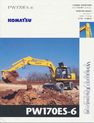 Excavatoare pe roți Komatsu PW170-6