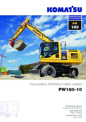 Excavatoare pe roți Komatsu PW180-10