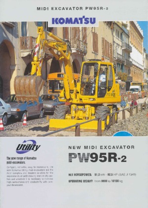 Excavatoare pe roți Komatsu PW95 R-2