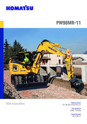 Excavatoare pe roți Komatsu PW98MR-11E0