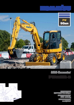 Excavatoare pe roți Komatsu PW98MR-8