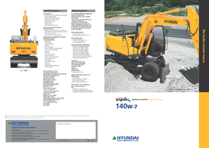 Excavatoare pe roți Hyundai R 140 W 7
