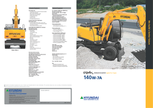 Excavatoare pe roți Hyundai R 140 W 7A