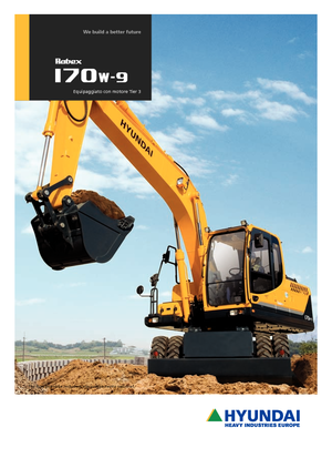 Excavatoare pe roți Hyundai R 170 W 9