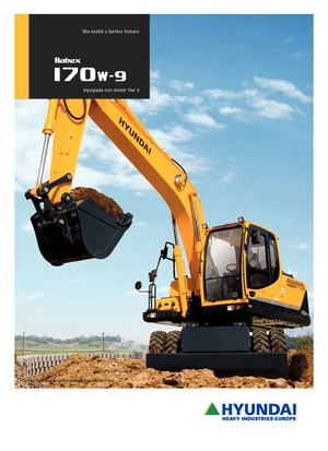 Excavatoare pe roți Hyundai R 170 W 9