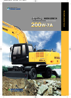 Excavatoare pe roți Hyundai R 200 W 7 A