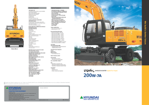 Excavatoare pe roți Hyundai R 200 W 7 A
