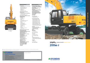 Excavatoare pe roți Hyundai R 200 W 7