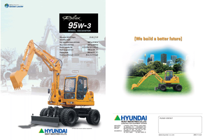 Excavatoare pe roți Hyundai R 95 W 3
