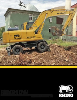 Excavatoare pe roți RHINO REX75W
