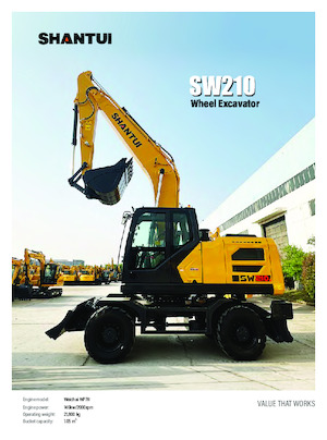 Excavatoare pe roți Shantui SW210