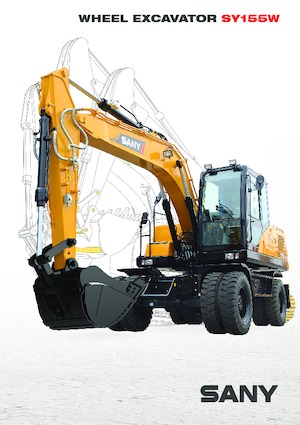 Excavatoare pe roți Sany SY155W