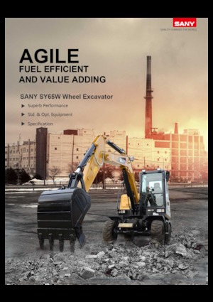 Excavatoare pe roți Sany SY65W