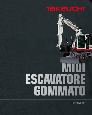 Excavatoare pe roți Takeuchi TB 1160 W