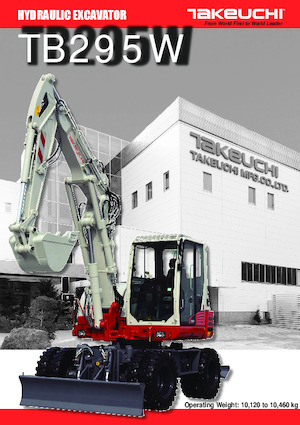 Excavatoare pe roți Takeuchi TB 295W