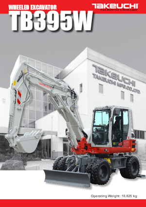 Excavatoare pe roți Takeuchi TB 395W