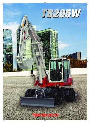 Excavatoare pe roți Takeuchi TB 295W