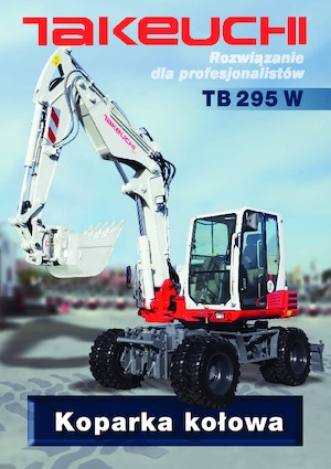 Excavatoare pe roți Takeuchi TB 295W