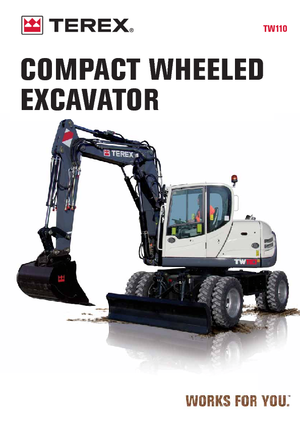 Excavatoare pe roți Terex TW 110